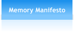 Memory Manifesto